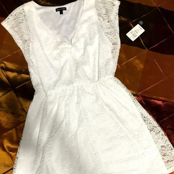 As U Wish Dresses & Skirts - ❌sold❌5🔥 BUNDLE SALE White Lace Dress